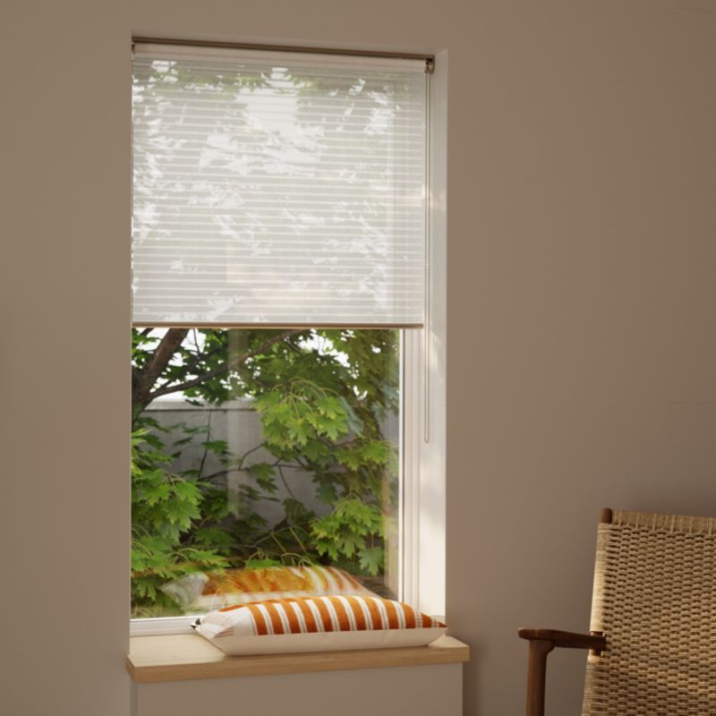 GoodHome Asthall rullegardin 87,3 x 160 cm hvid