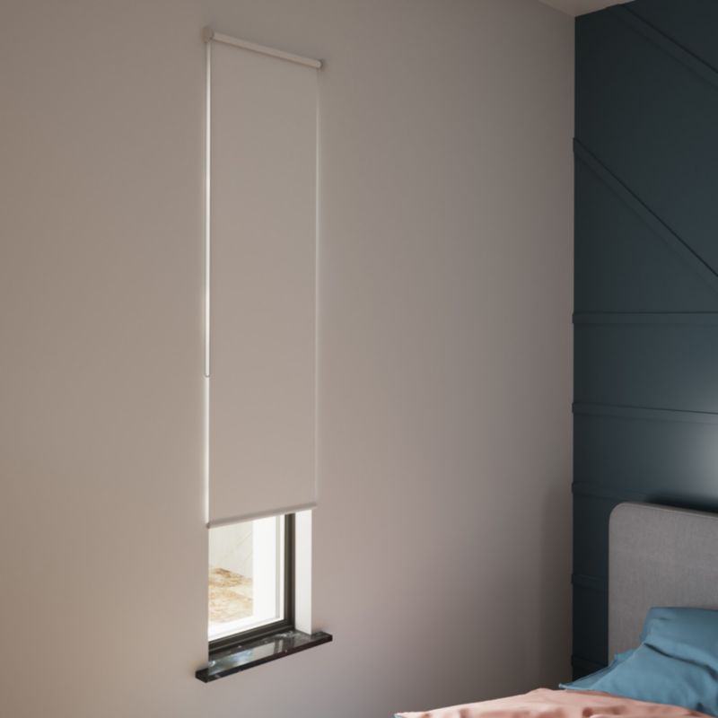 GoodHome Boreas mørklægningsrulle 37 x 160 cm hvid