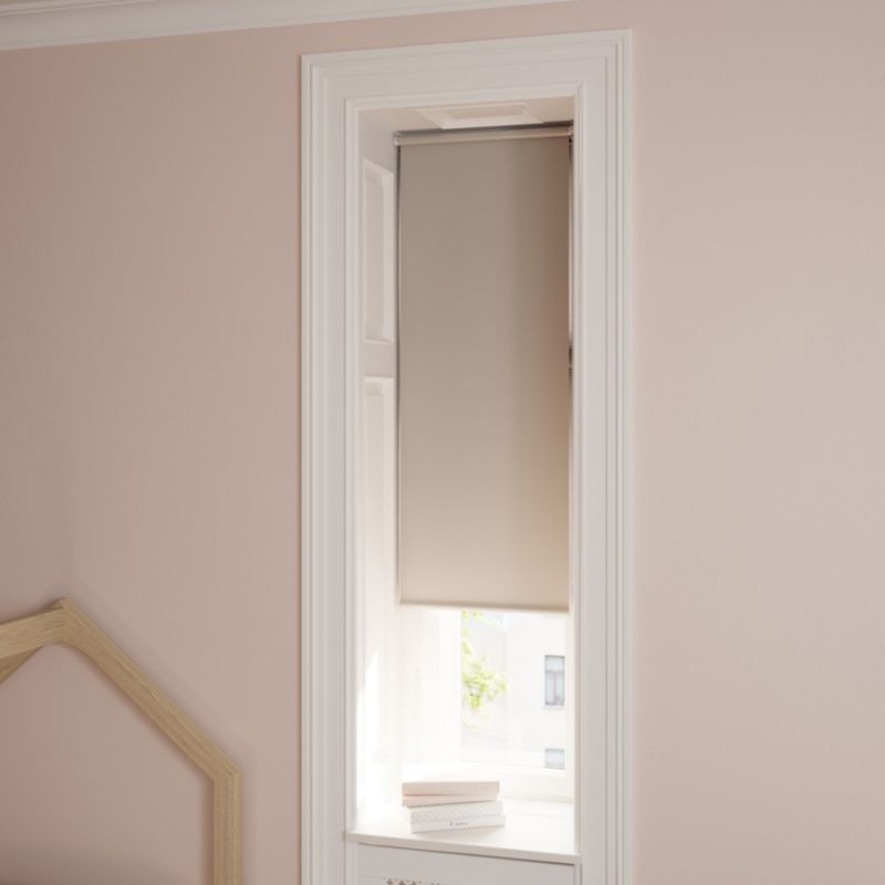 GoodHome Boreas mørklægningsrullegardin 52 x 160 cm i perlegrå