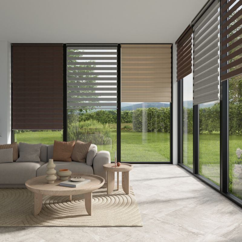 GoodHome Brize rullegardin 52,3 x 160 cm grå