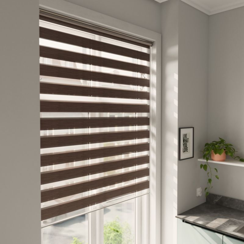 GoodHome Brize rullegardin 97,3 x 160 cm brun