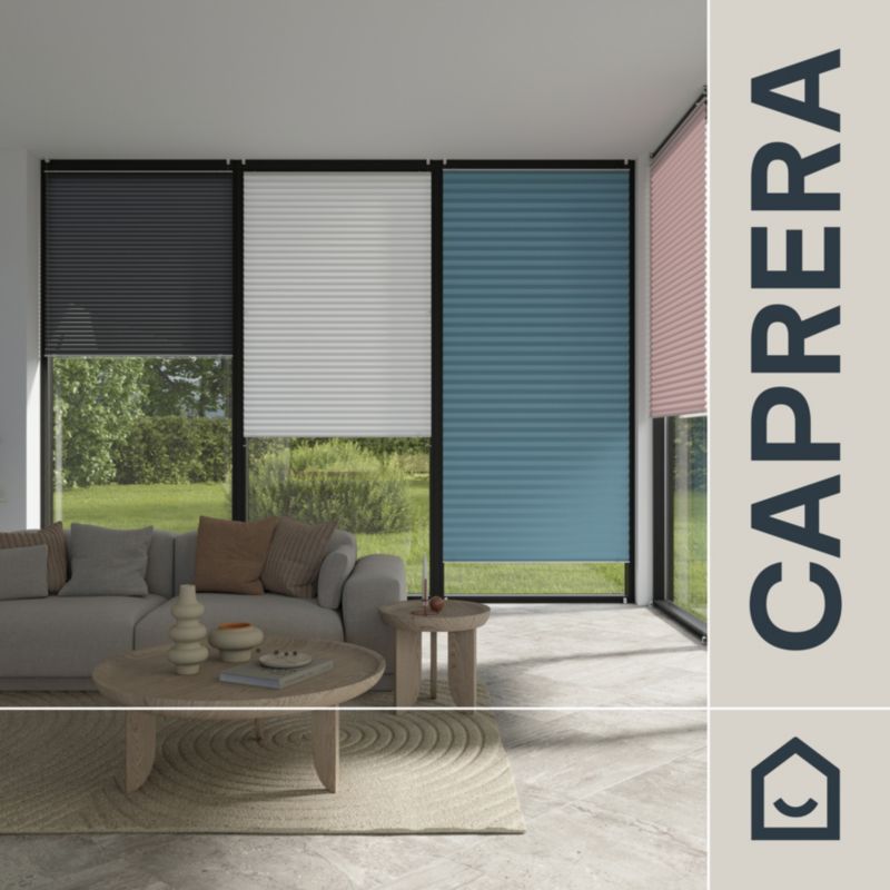 GoodHome Caprera plisségardin 73 x 150 cm fersken