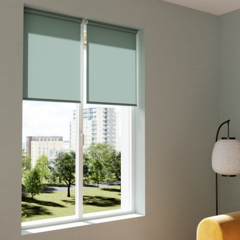 GoodHome Halo rullegardin 137 x 160 cm i mørkeblå