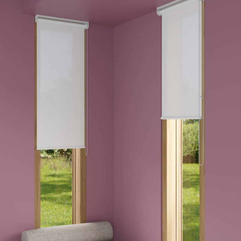 GoodHome Halo rullegardin 42 x 160 cm hvid