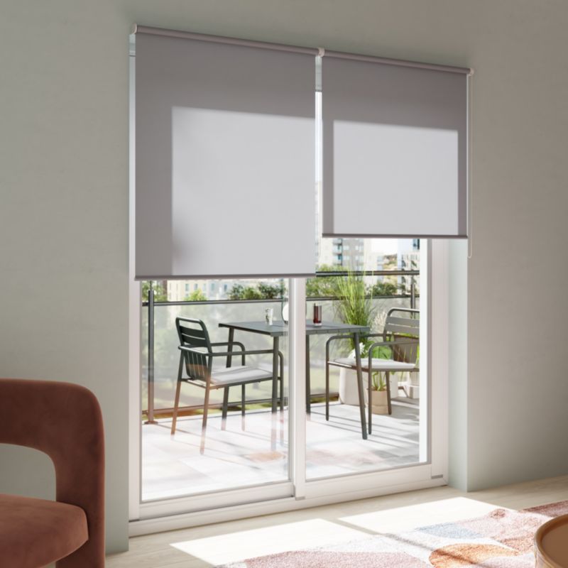 GoodHome Halo rullegardin 68,5 x 240 cm grå