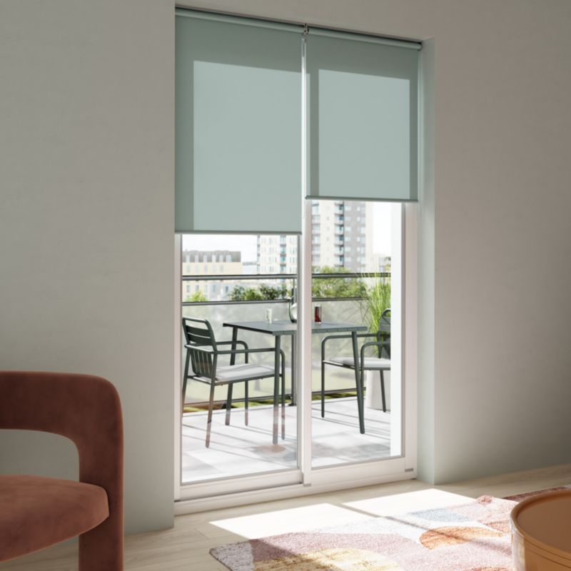 GoodHome Halo rullegardin 72 x 240 cm i pistaciegrøn