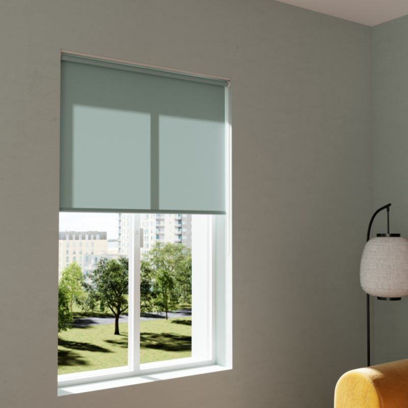 GoodHome Halo rullegardin 82 x 160 cm i lysegrøn