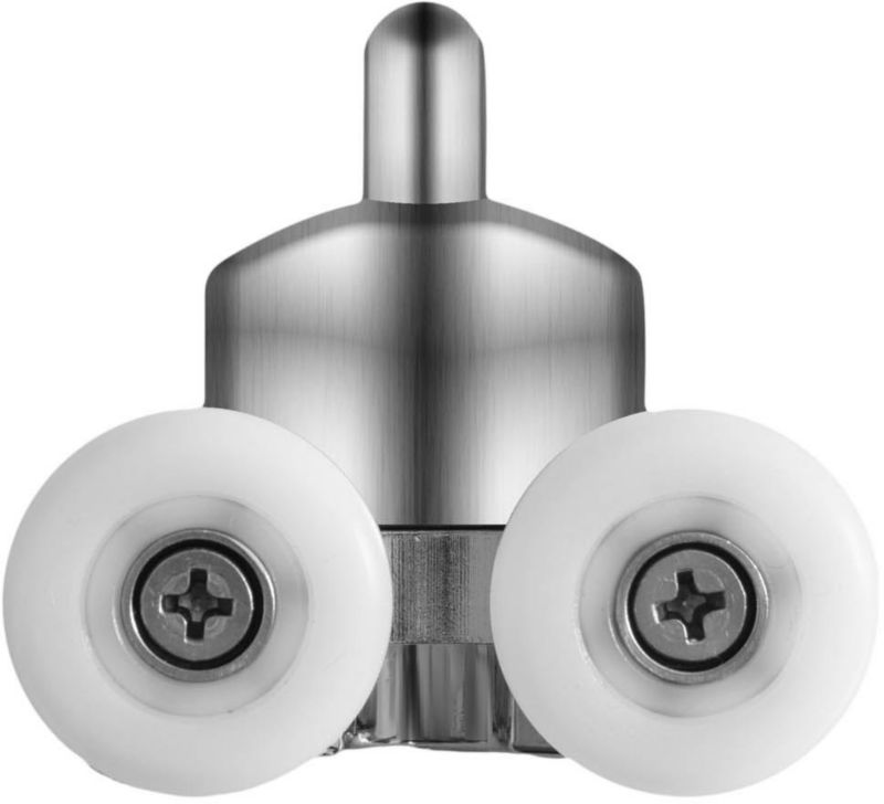 Dobbelt nederste hjul til Armazi brusekabiner 25 mm krom, 2 stk.