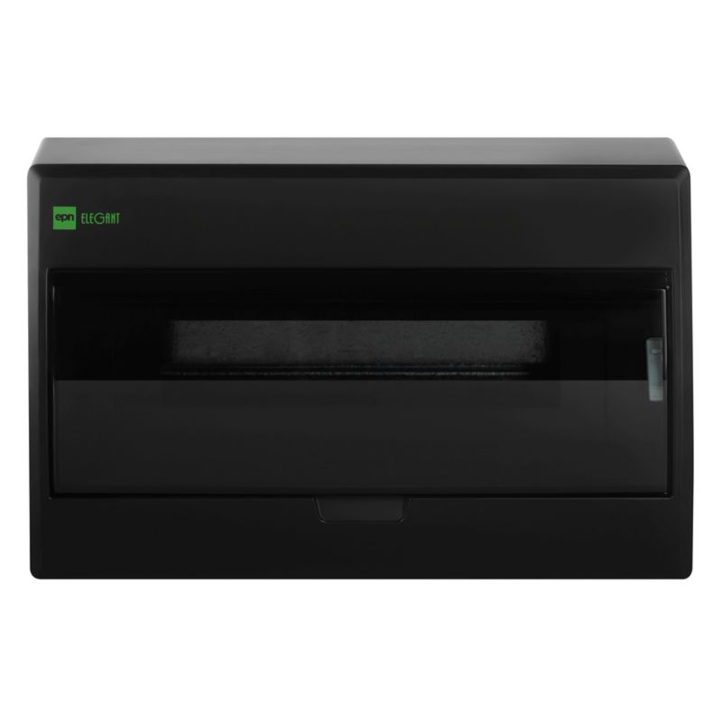 Overflademonteret el-tavle Elektro-Plast Elegant 1 x 12 moduler IP40 mat-sort
