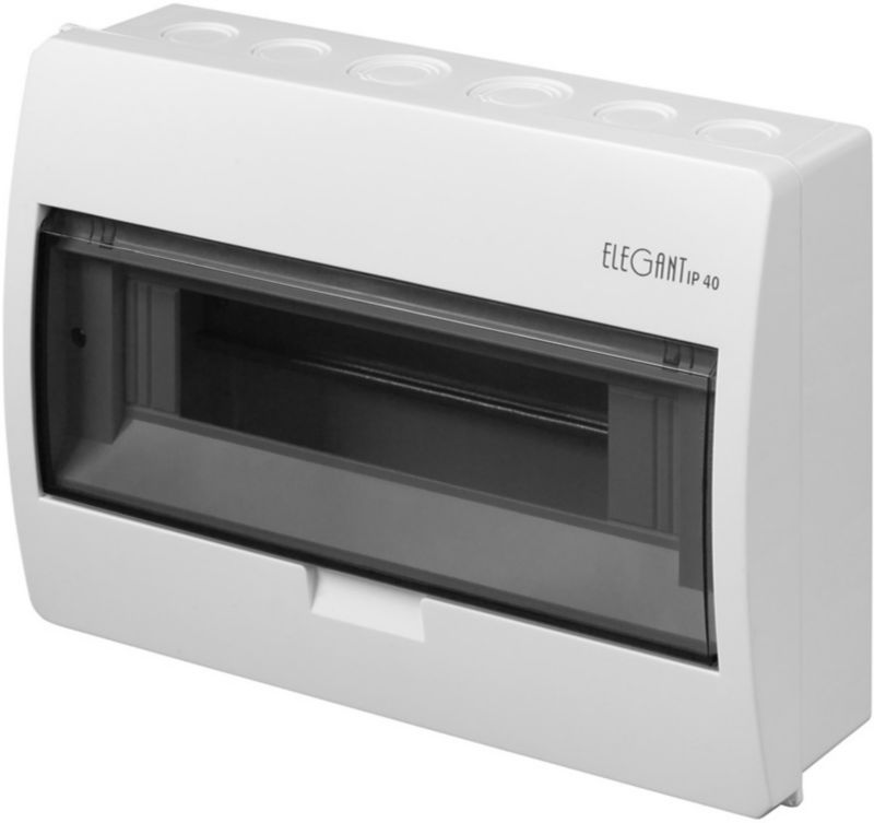 Overflademonteret el-tavle Elektro-Plast Elegant 1 x 12 moduler IP40