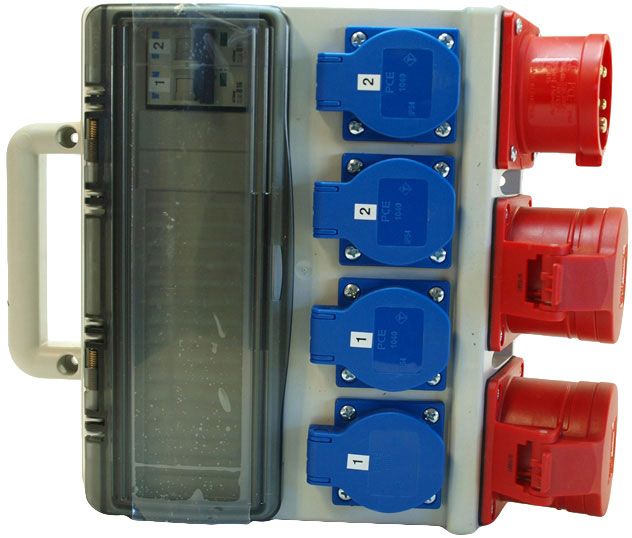 PCE Dzierżoniów industrifordeler med indgang 16/5 og udgang 2 x 16/5