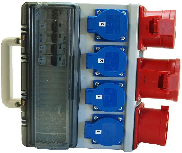 Industrielt fordelingspanel PCE Dzierżoniów indgang 32/5 udgang 32/5 4 GS