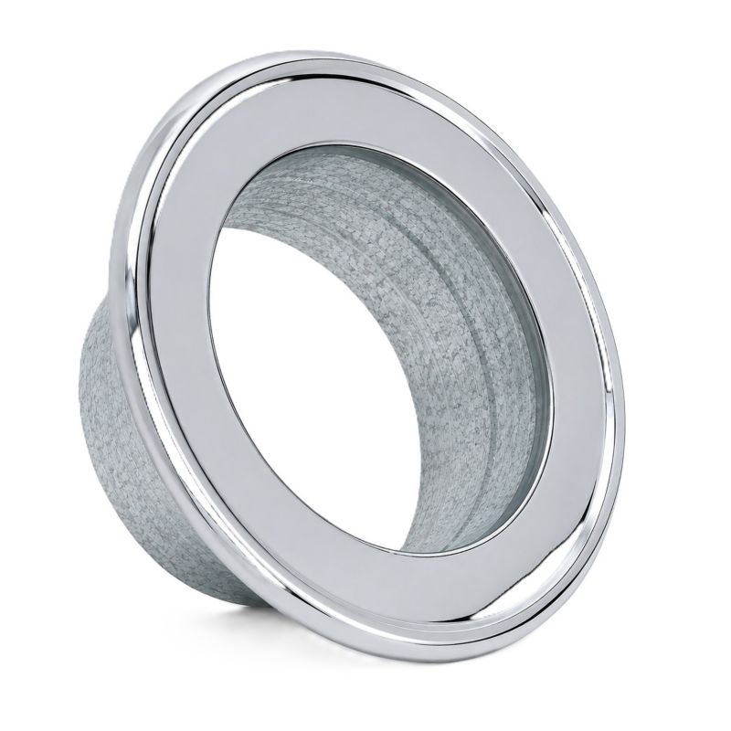 Stålrosette Ø115 mm Hvid