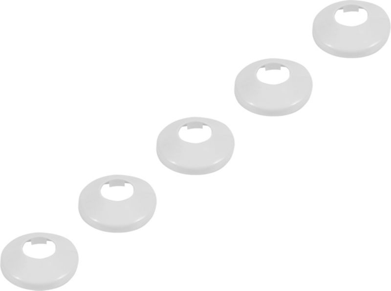 Delt roset Tycner Ø 20 mm hvid 5 stk.