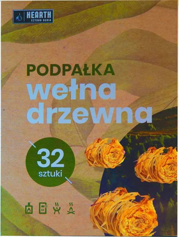 Økologisk optændingsmateriale Hearth træuld