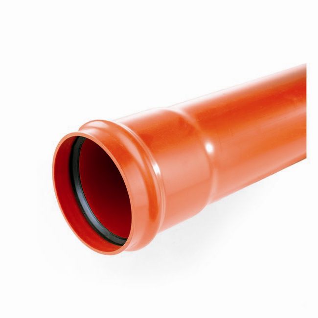 PVC-rør Pipelife 110/3,2/1000 mm til kloakinstallation