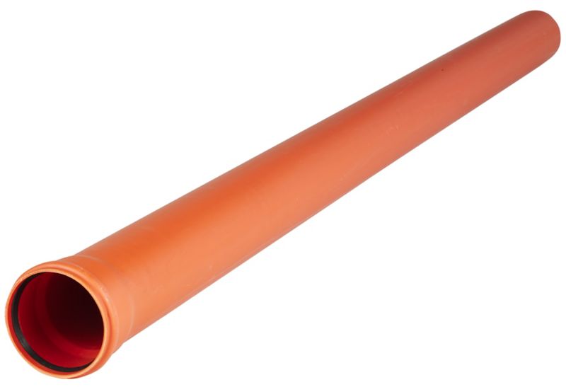 PVC-rør Pipelife 110/3,2/2000 mm til kloakinstallationer