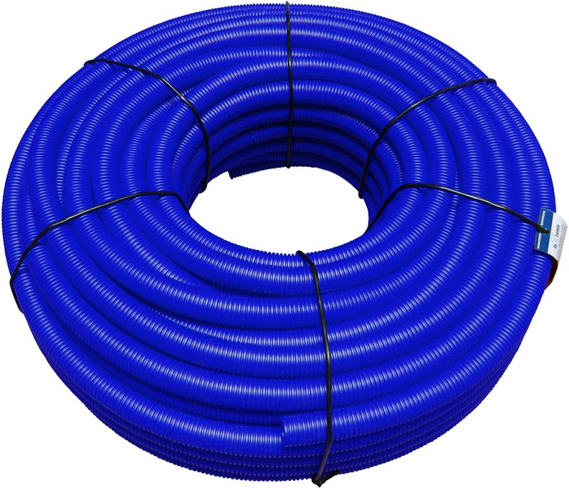 Fleksibel peszelrør 23/28 mm blå 20 m