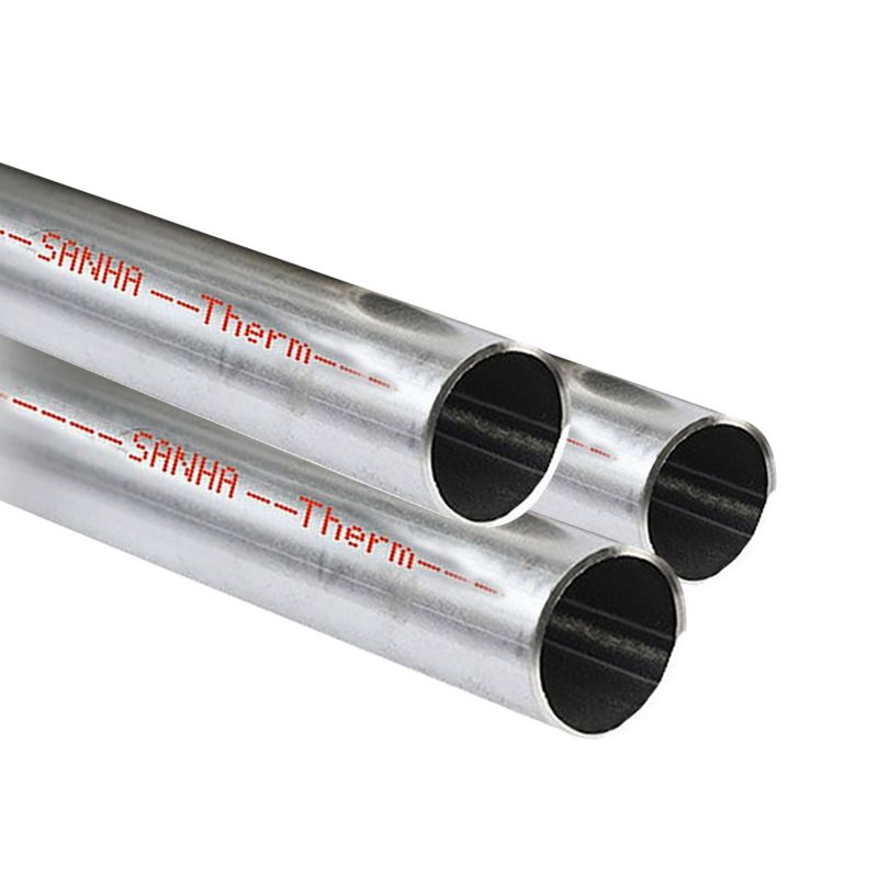 Sanha rør 15 x 1,2 x 3000 mm kulstofstål