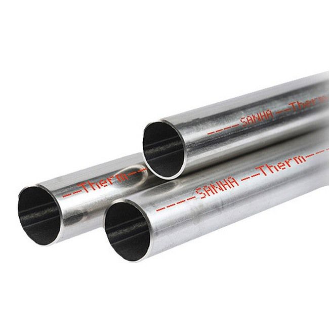 Sanha rør 28 x 1,5 x 3000 mm kulstofstål