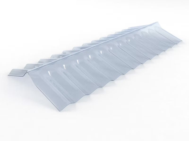 Rygprofil Polycarbonat BeeHive 127x15x15 cm