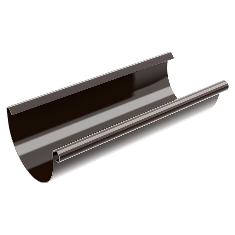 PVC-rende Ocean 125 mm brun 3 m