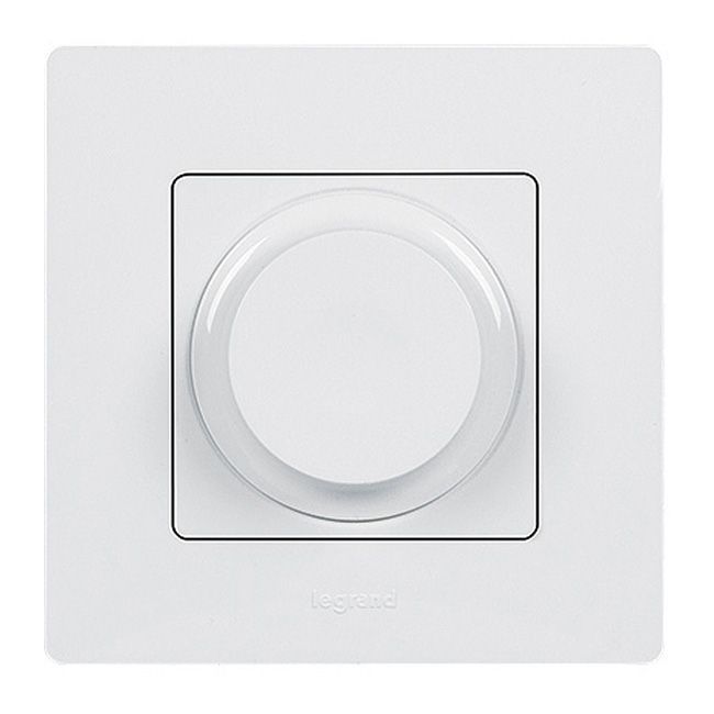 Legrand Niloe hvid roterende dæmper komplet