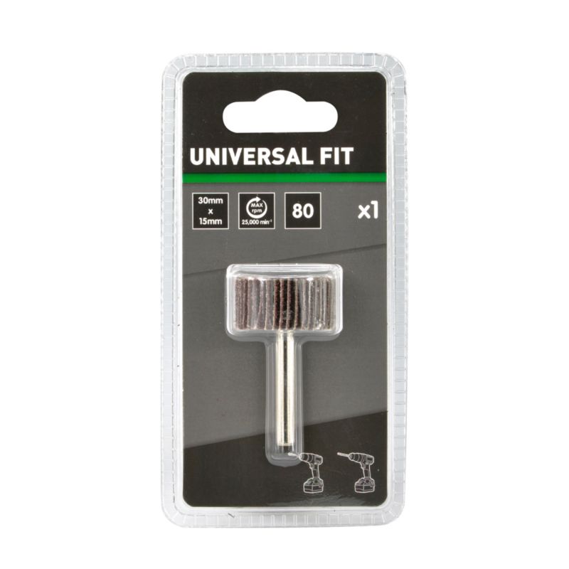 Universal skaftsliber 30 x 15 mm P80