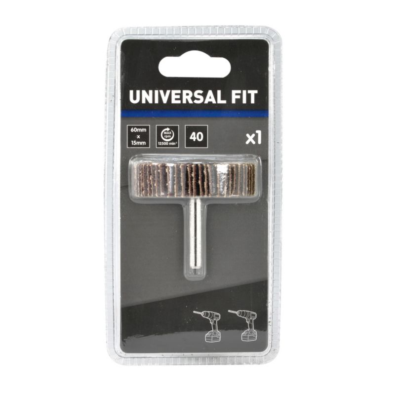 Universal skaftsliber 60 x 15 mm P40