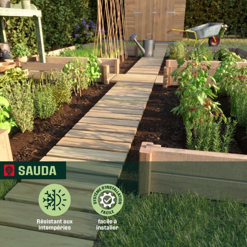 Klikstrom træterrasse gangbro 40 x 200 cm