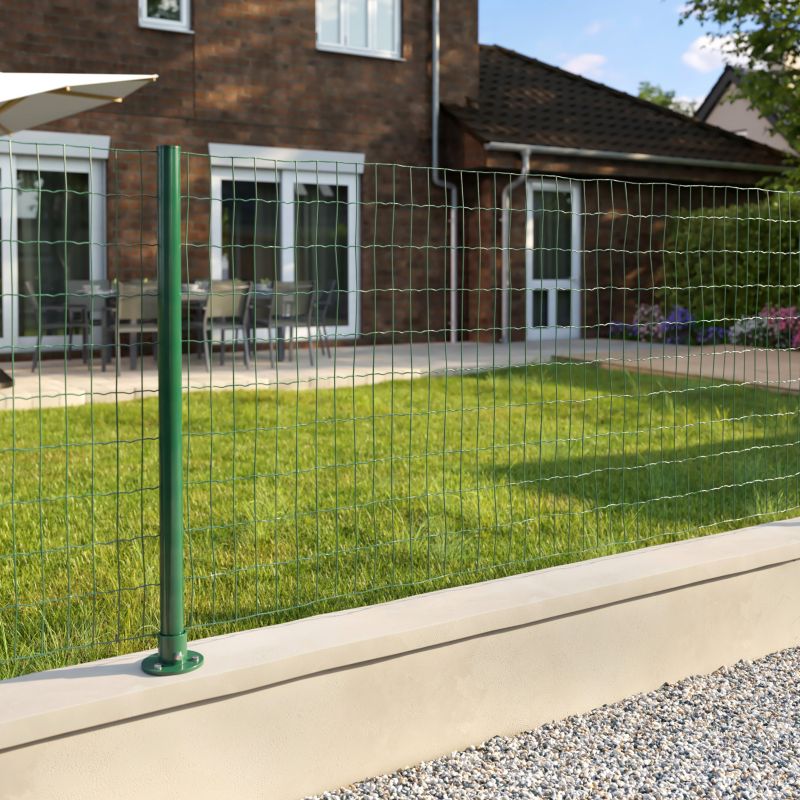 Blooma svejset havehegn 1 x 10 m med maskestørrelse 100 x 75 mm, grøn