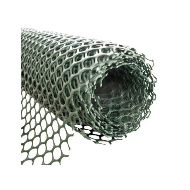 Plastiknet type 330 1,0 x 5 m grøn