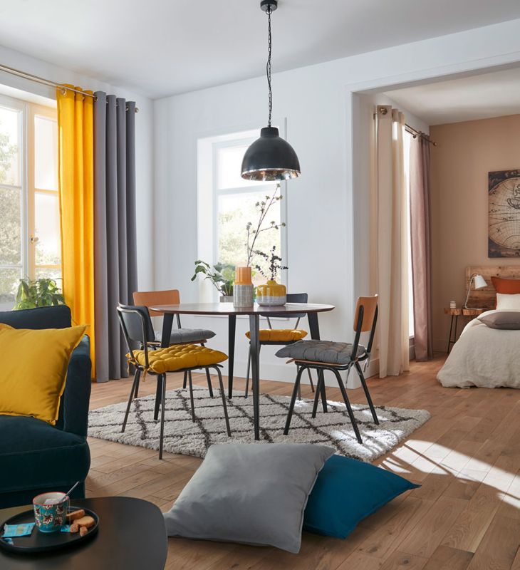 GoodHome Hiva sædehynde 45 x 45 cm grå