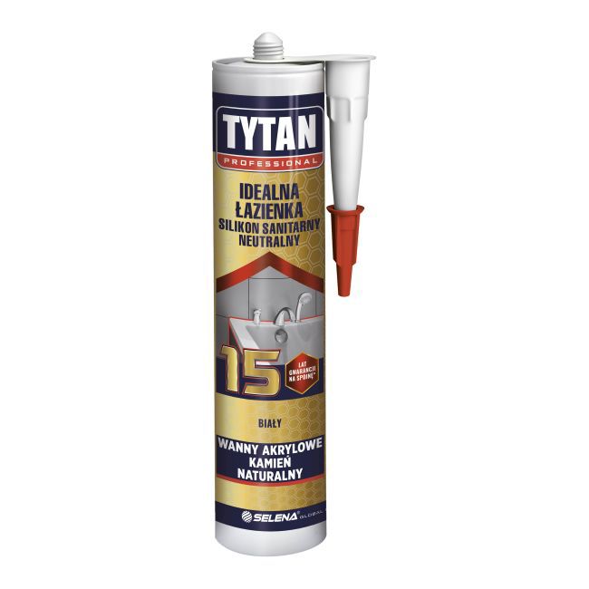 Tytan Ideal Bad Silikone hvid 280 ml