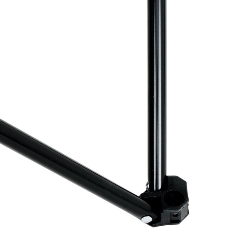 Sammenklappelig campingstol Anter i sort, 1 stk.