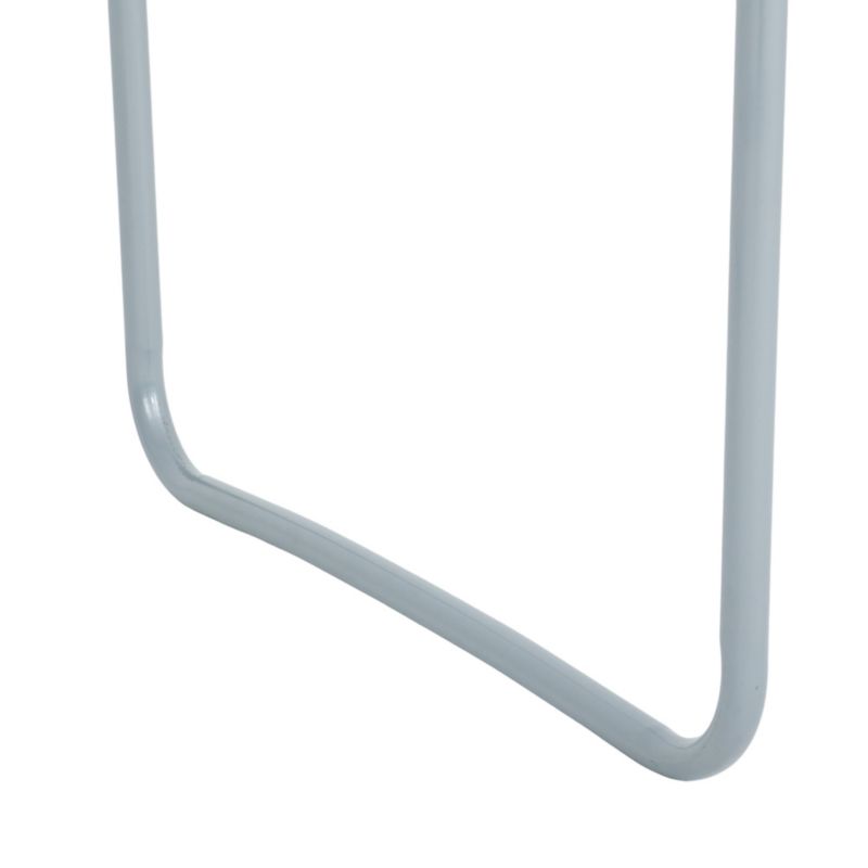 Sammenklappeligt campingbord ARES i gråt aluminium, mål 70 x 60 x 50 cm, 1 stk.