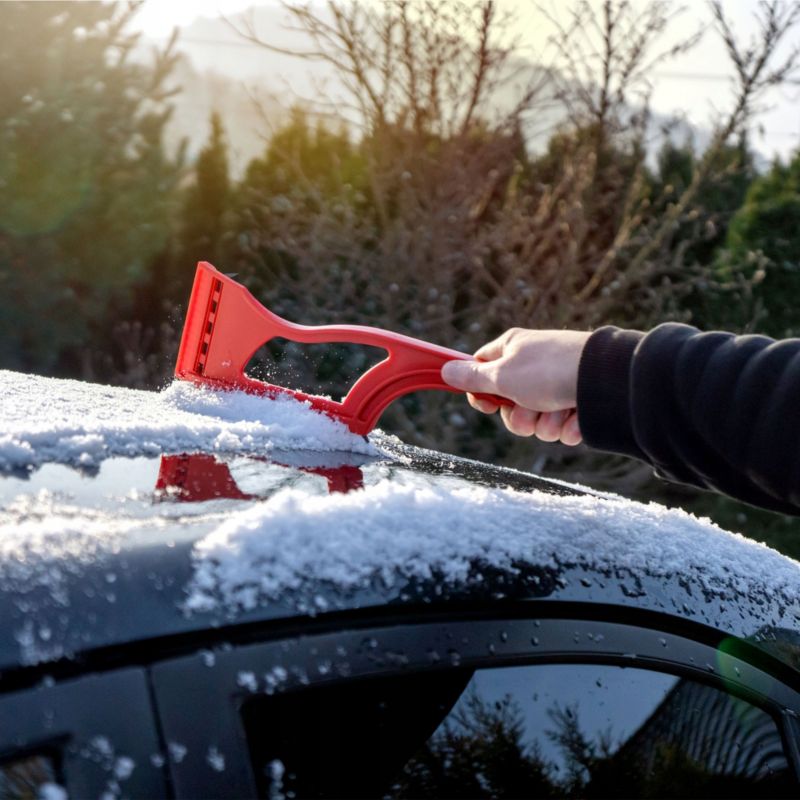 KADAX isskraber med kost og fejebørste, lang, 1 stk.