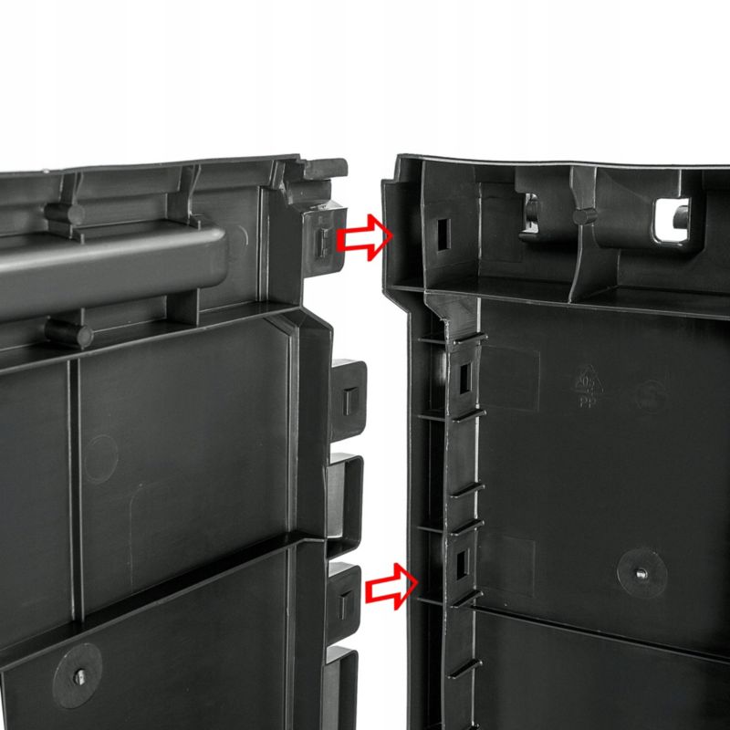 Kadax Megara havekasse 290L til balkon, have og terrasse i antracit