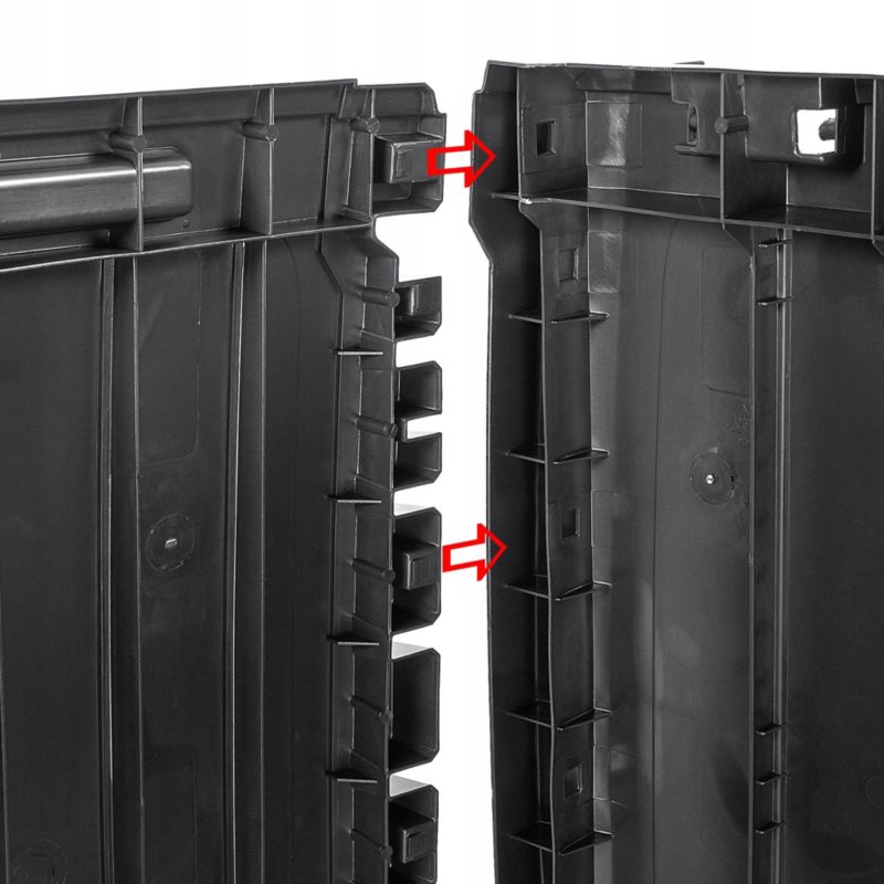 Kadax balkon- og havetræskiste 290L til have, balkon og terrasse i antracit