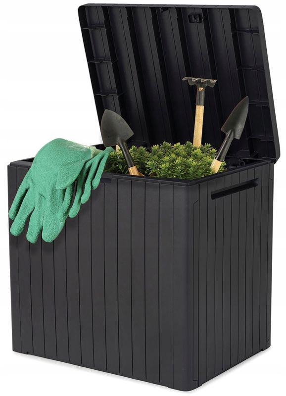 Keter City opbevaringskasse til haven 113L antracit