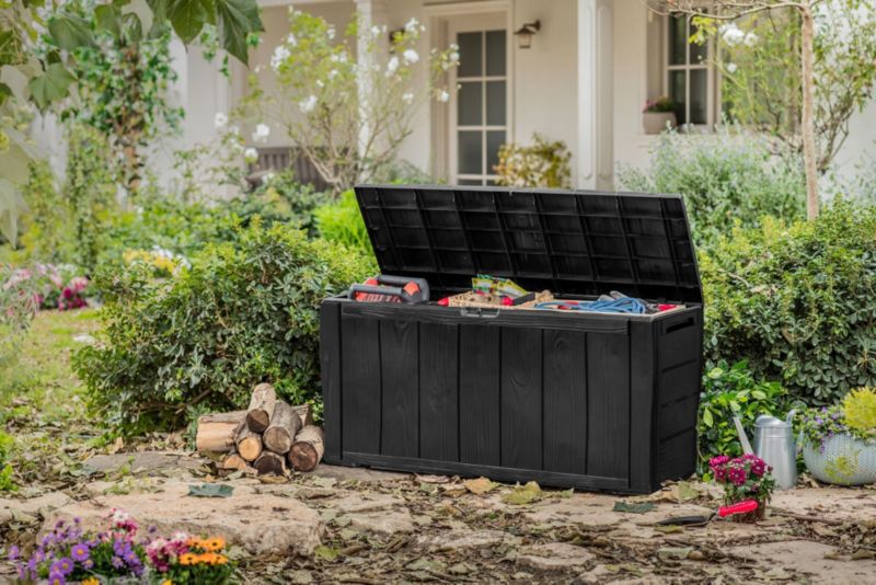 Keter Sherwood 270L havekasse i brun