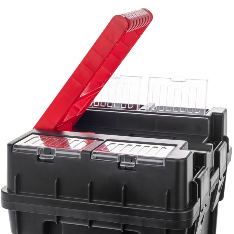 KADAX værktøjskasse på hjul stor modulær værktøjskuffert