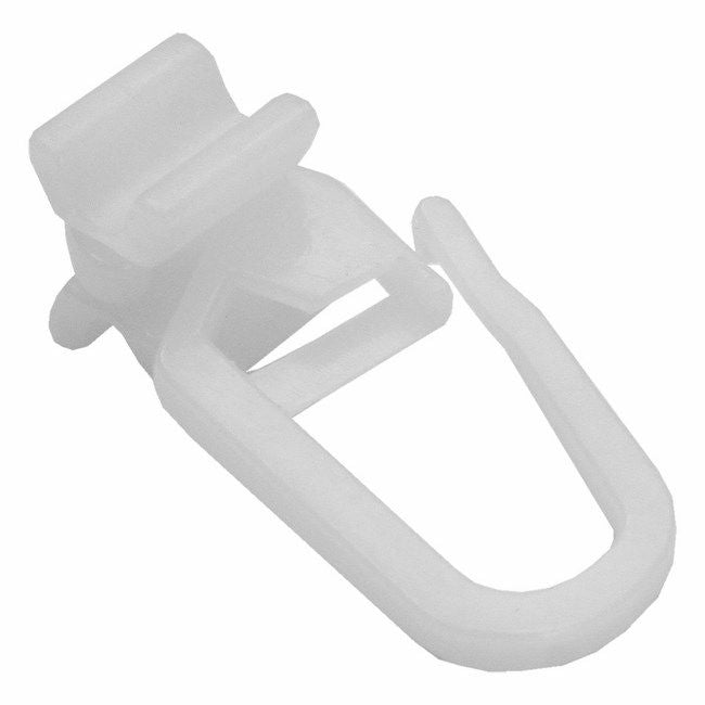 Hvid glider til aluminiums skinne, 20 stk.