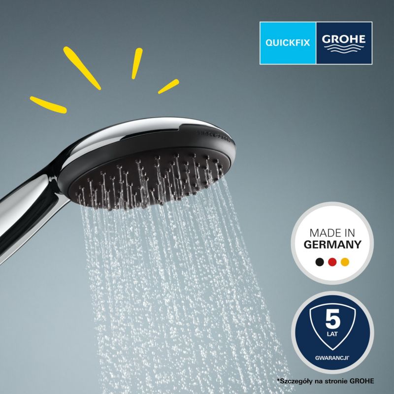 Grohe Vitalio Start 110 2-funktions bruserhoved i krom