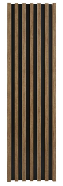 Høj badeværelsesskab Deftrans Line 34,3 cm i gylden eg