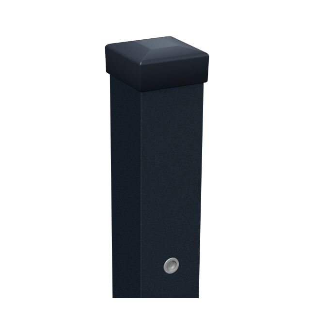 Polargos stolpe uden hængsler 7 x 7 x 215 cm galvaniseret antracit