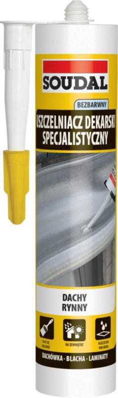 Specialiseret tagtætningsmiddel Soudal 280 ml klar