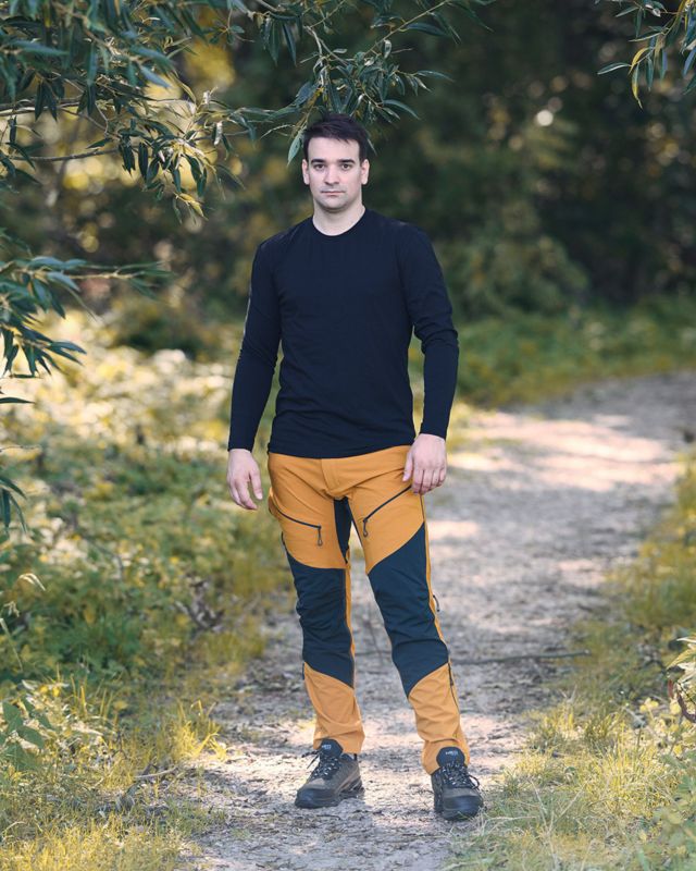 Unisex arbejdssbukser NEO TOOLS XS OUTDOOR, sennepsgul, 1 stk.