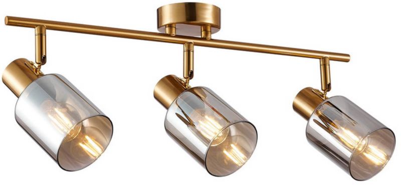 Spot Italux Santia 3 x E14 Guldfarvet