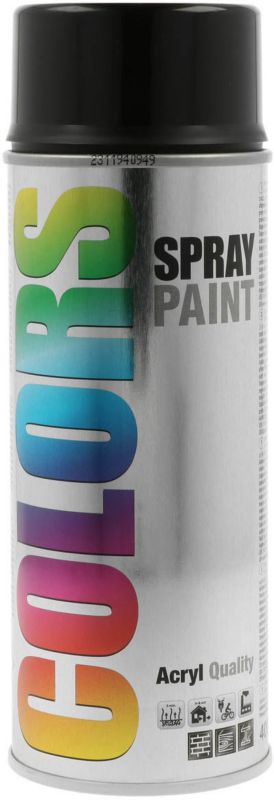 Dupli Color Colors spraylak, blank RAL 9005, 400 ml